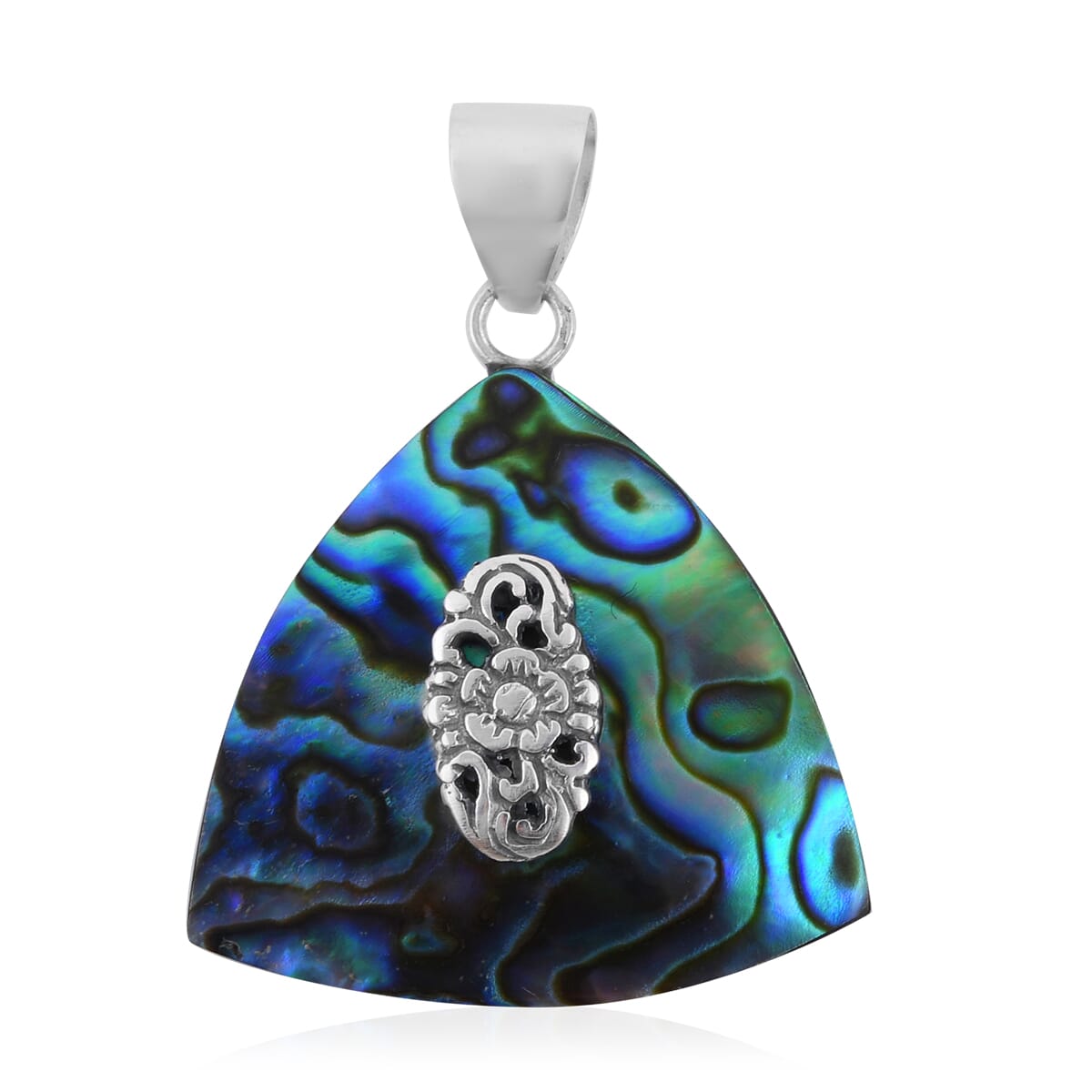 Abalone Shell Pendant in Sterling Silver image number 0