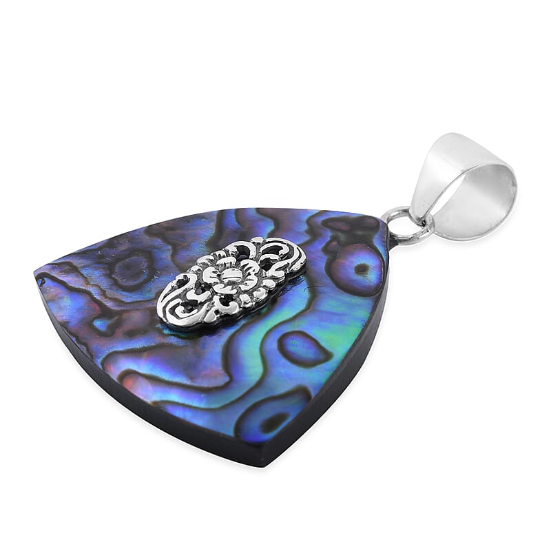 Abalone Shell Triangular Pendant