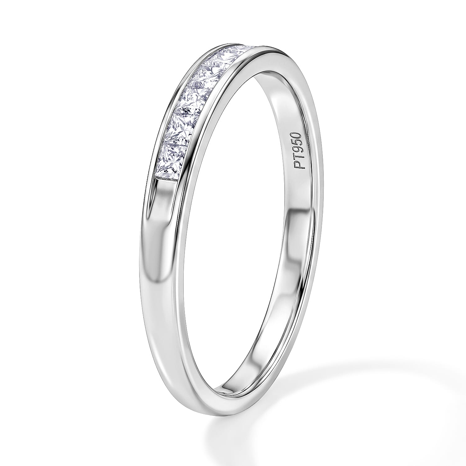 Diamond SI 0.50 ctw Ring in 950 Platinum (Size 10.0)