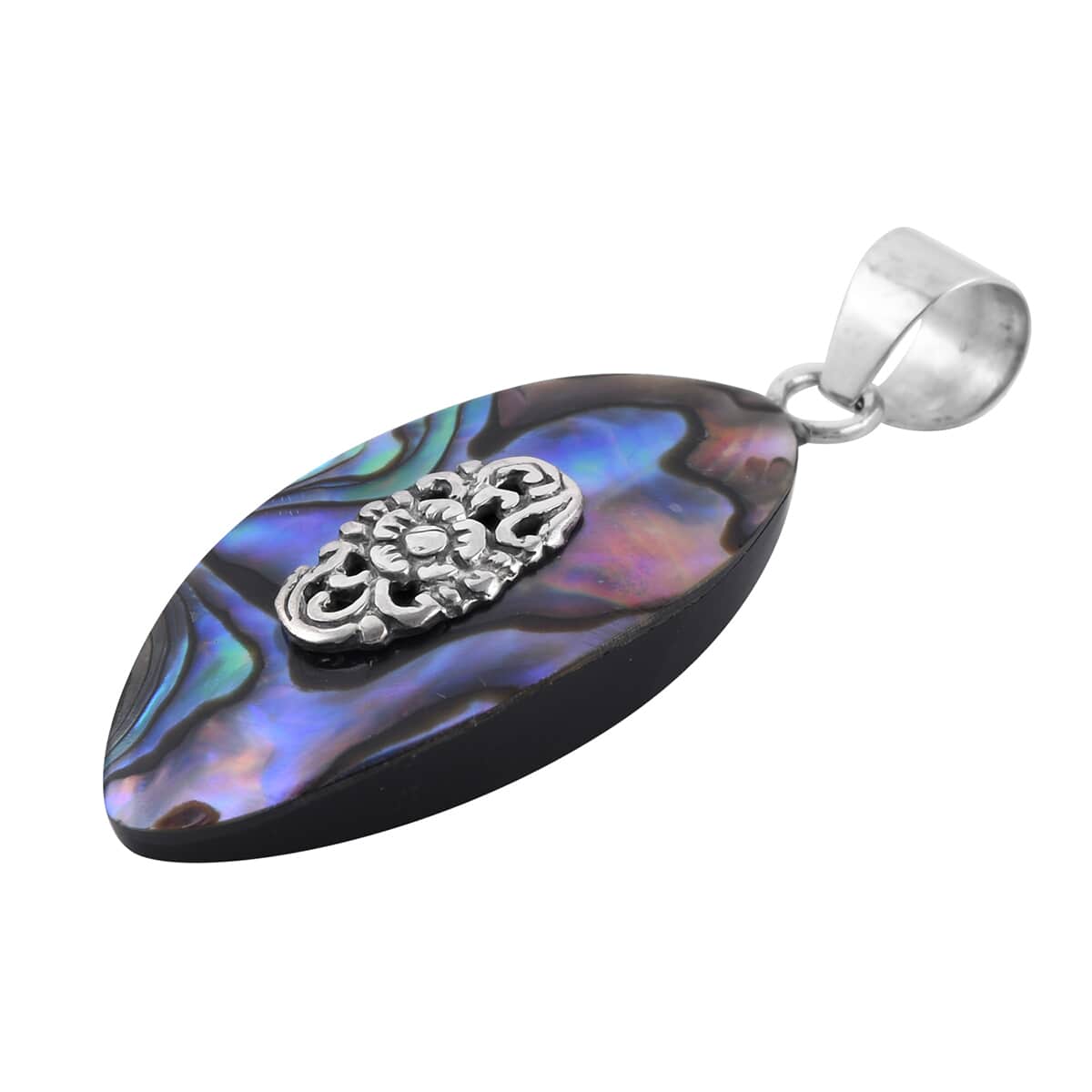 Abalone Shell Pendant in Sterling Silver image number 2