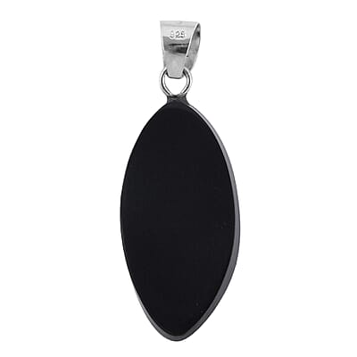 Abalone Shell Pendant without Chain in Sterling Silver