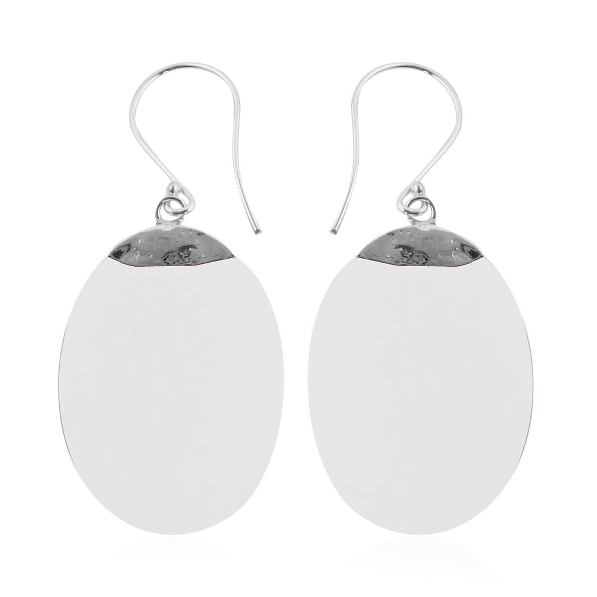 Mother Of Pearl Earrings in Sterling Silver image number 3