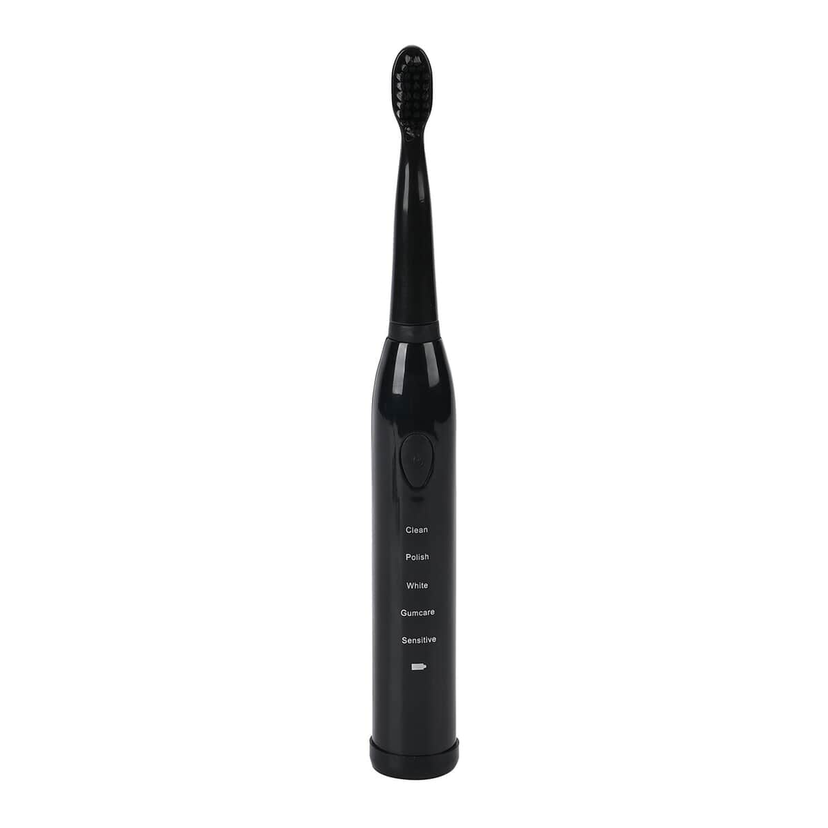Black Electric Toothbrush with 4 Replaceable Brush Heads image number 1