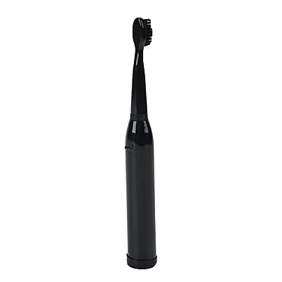 Black Electric Toothbrush with 4 Replaceable Brush Heads