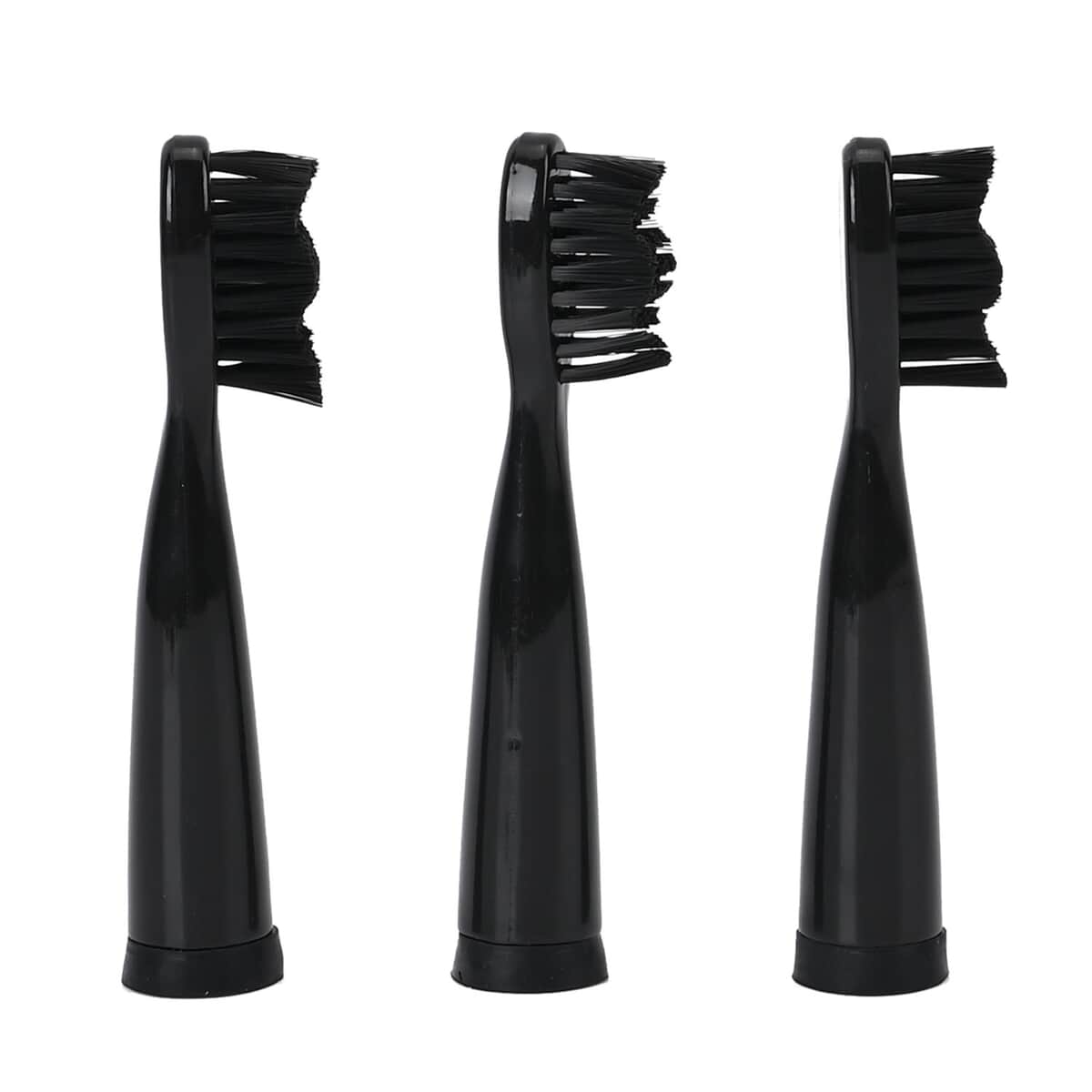 Black Electric Toothbrush with 4 Replaceable Brush Heads image number 4