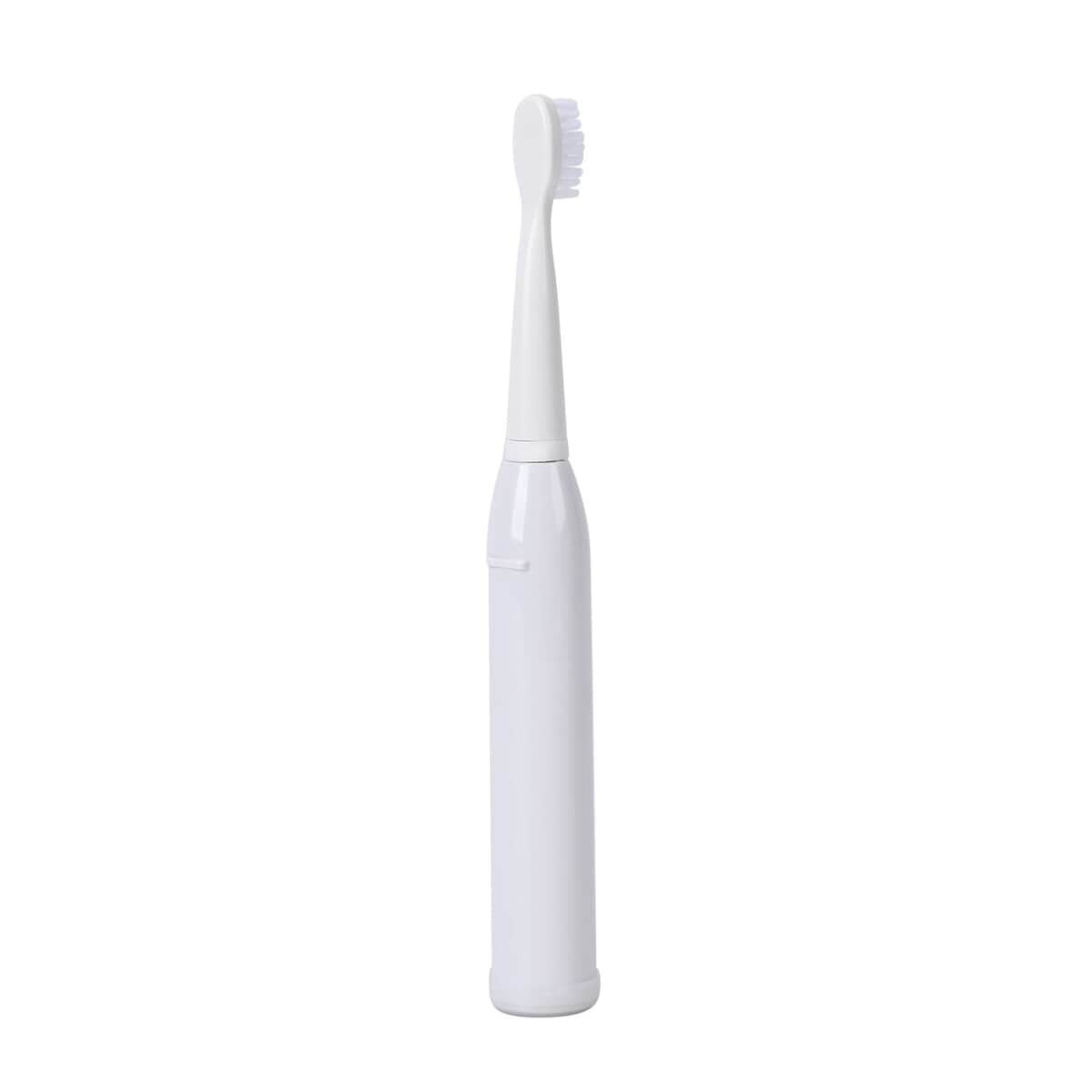 White Electric Toothbrush with 4 Replaceable Brush Heads image number 3