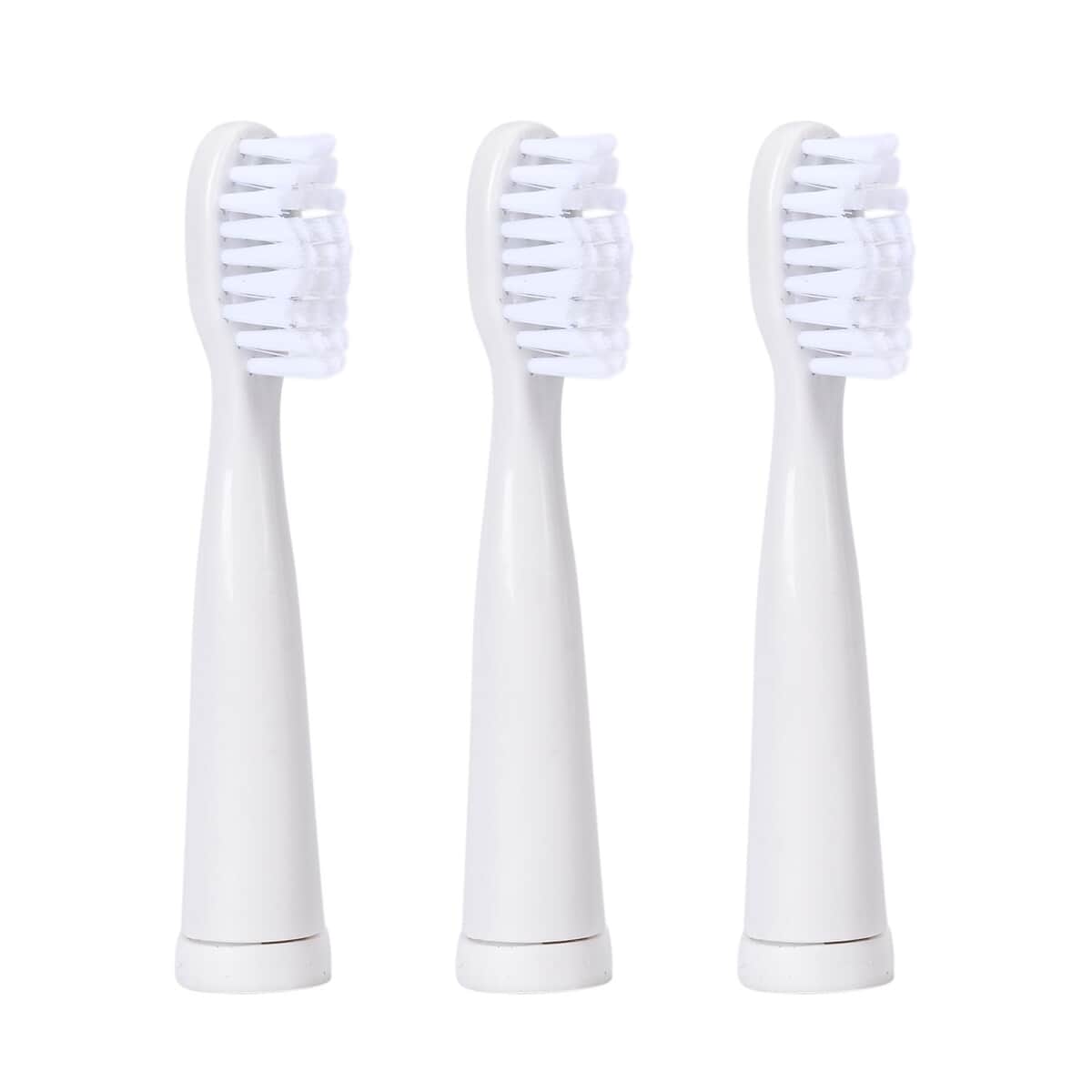 White Electric Toothbrush with 4 Replaceable Brush Heads image number 4