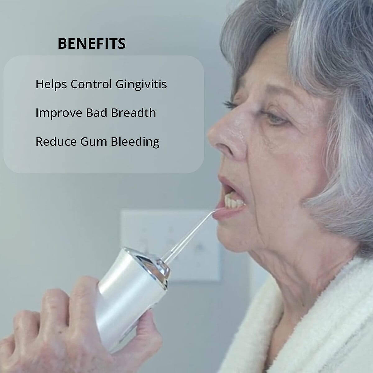 Fine Life Rechargable Water Flosser (Delivers in 14-20 Business Days) image number 2