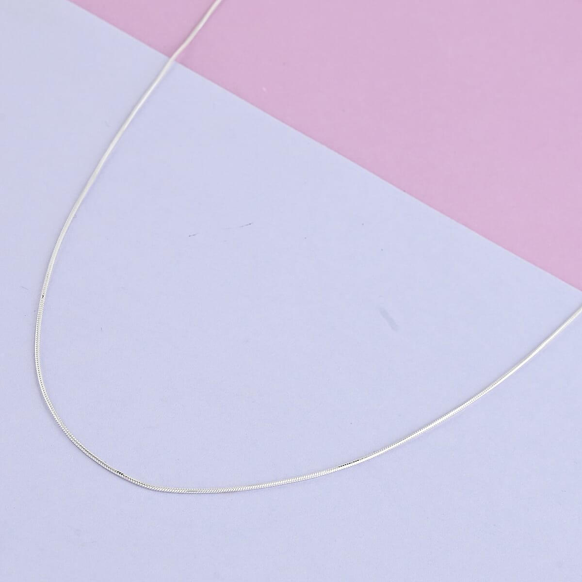 Italian Sterling Silver Snake Chain 20 Inches 2.40 Grams image number 1