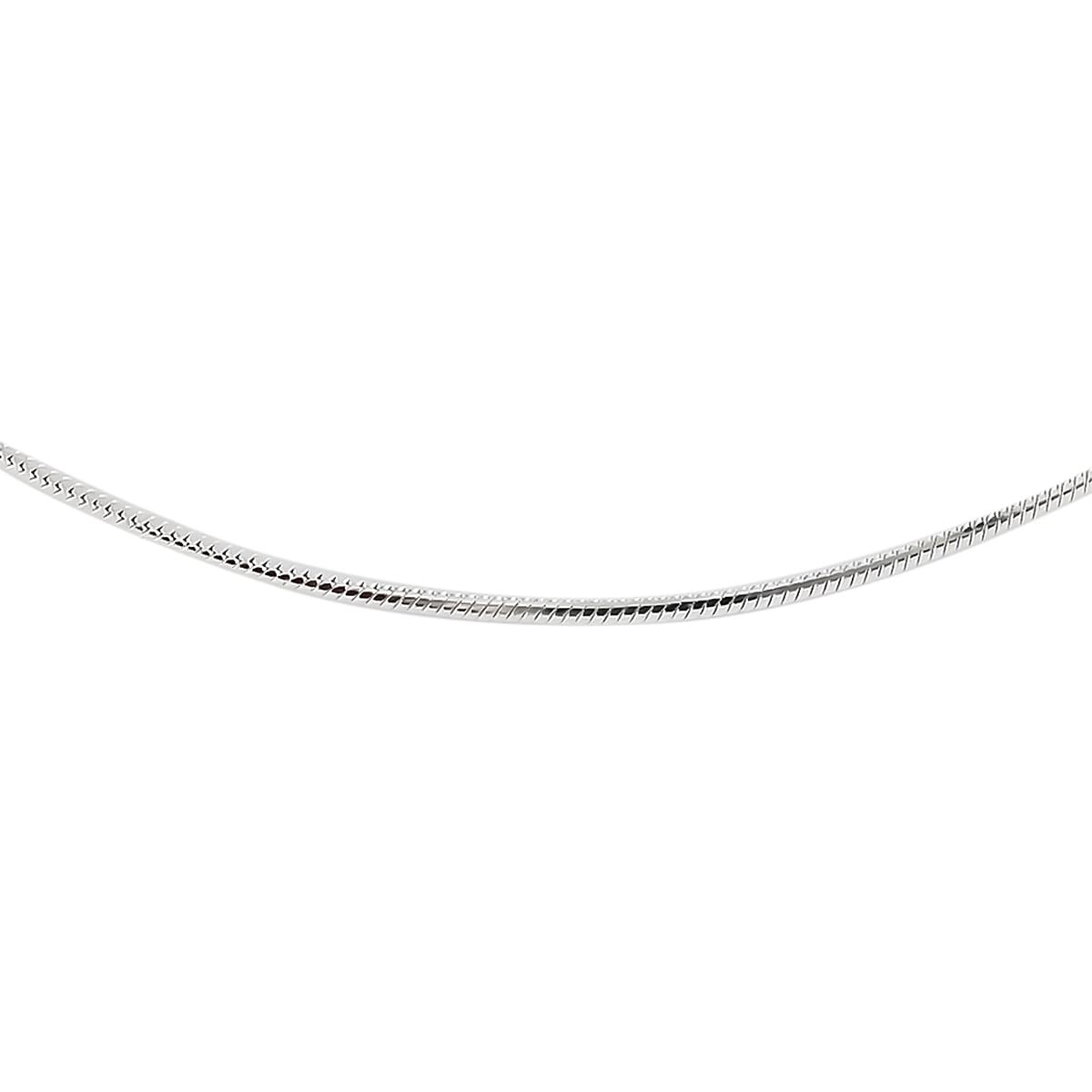 Italian Sterling Silver Snake Chain 20 Inches 2.40 Grams image number 2