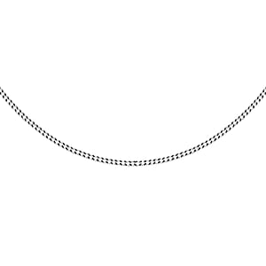 Italian Sterling Silver 0.75mm Curb Chain 20 Inches 2.70 Grams