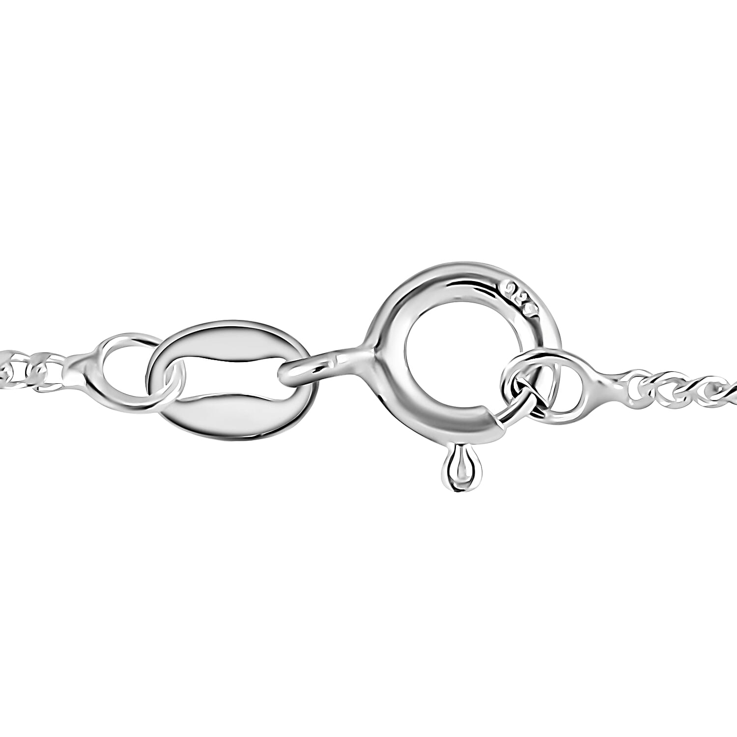 Italian Sterling Silver 0.75mm Curb Chain 20 Inches 2.70 Grams