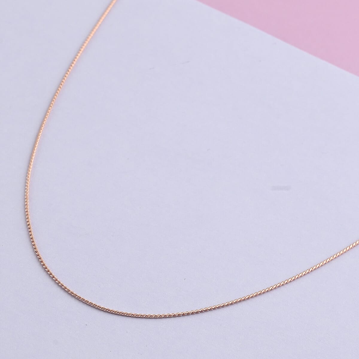 14K RG Over Sterling Silver Bolo Necklace 24 Inches 3.40 Grams image number 1