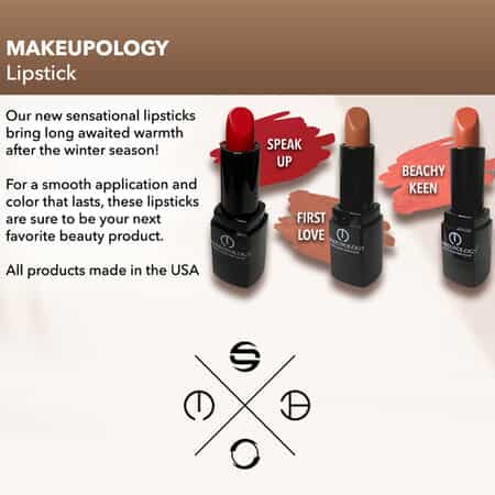 Makeupology Lipstick Beachy Keen (Made in USA) image number 2