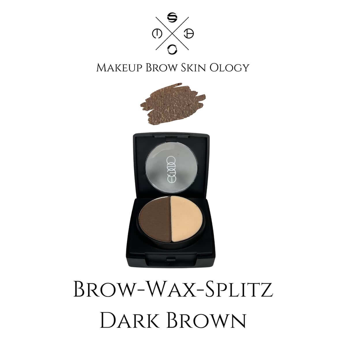 Makeupology Brow Wax Splitz Dark Brown 0.11oz image number 0