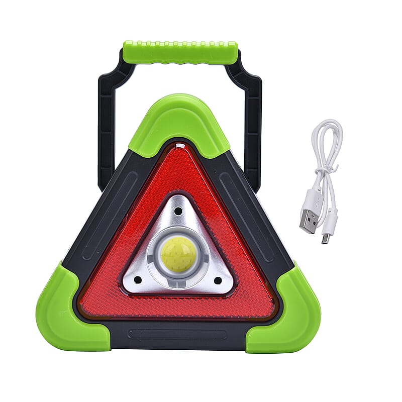 Green USB Triangle Flash Light
