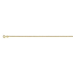 Vermeil YG Over Sterling Silver Chain (24 Inches) 2.93 g