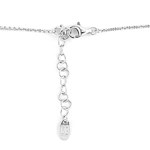 Italian 14K Rose Gold Over Sterling Silver Cross and Tassels Necklace 18 Inches 4.20 Grams