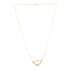 Simulated Diamond Trendy Necklace 17.5 Inches in 14K Yellow Gold Over Sterling Silver 0.80 ctw image number 3