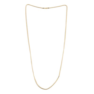 Vegas Closeout Deal 10K Yellow Gold 3.3mm Rope Chain Necklace 22 Inches 5.5 Grams