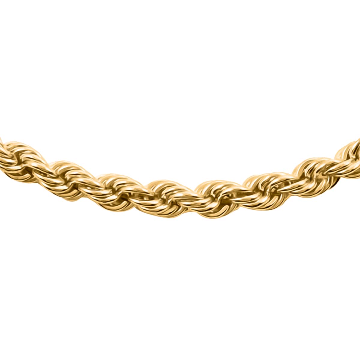 VEGAS CLOSEOUT DEAL 10K Yellow Gold 3.3mm Rope Chain Necklace 24 Inches 6 Grams image number 0