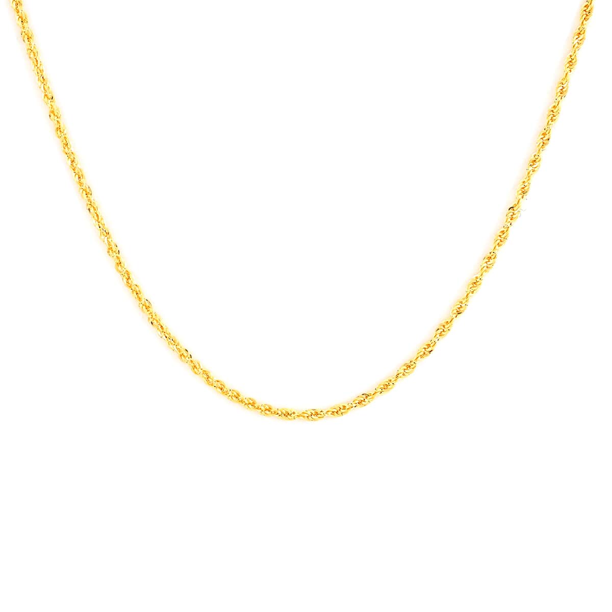 Vegas Closeout Deal 10K Yellow Gold 3.3mm Rope Chain Necklace 26 Inches 6.5 Grams image number 0