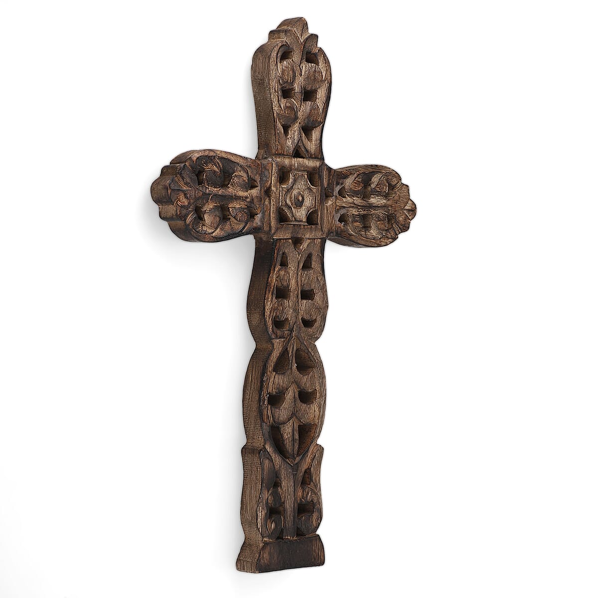 Nakkashi Wooden Handcrafted Decorative Cross image number 4