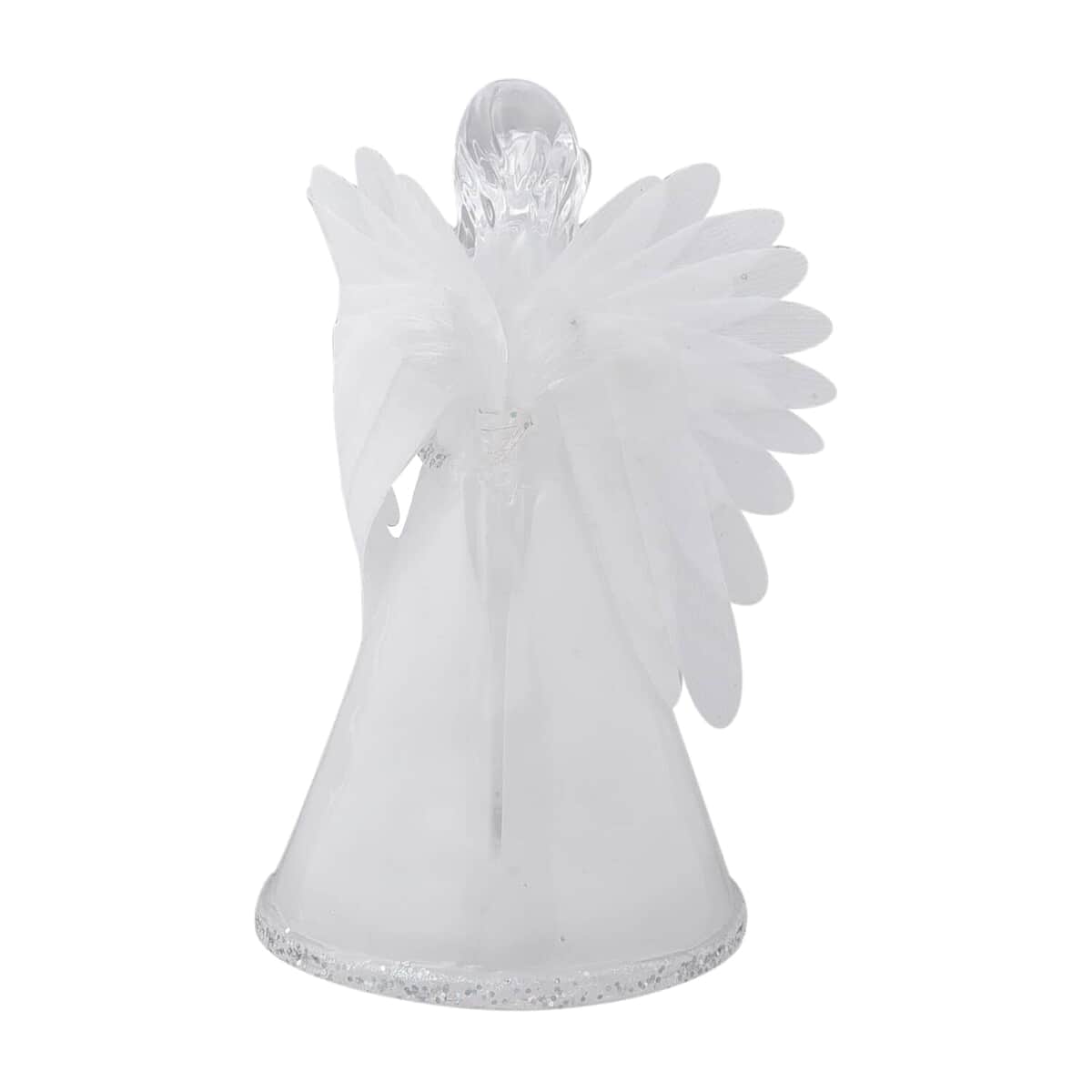 Kind Hearted Praying Angel with Large Color Changing Wings (3xAAA Batteries Not included), Battery Operated Color Changing Home Decor Figurine For Indoors image number 5