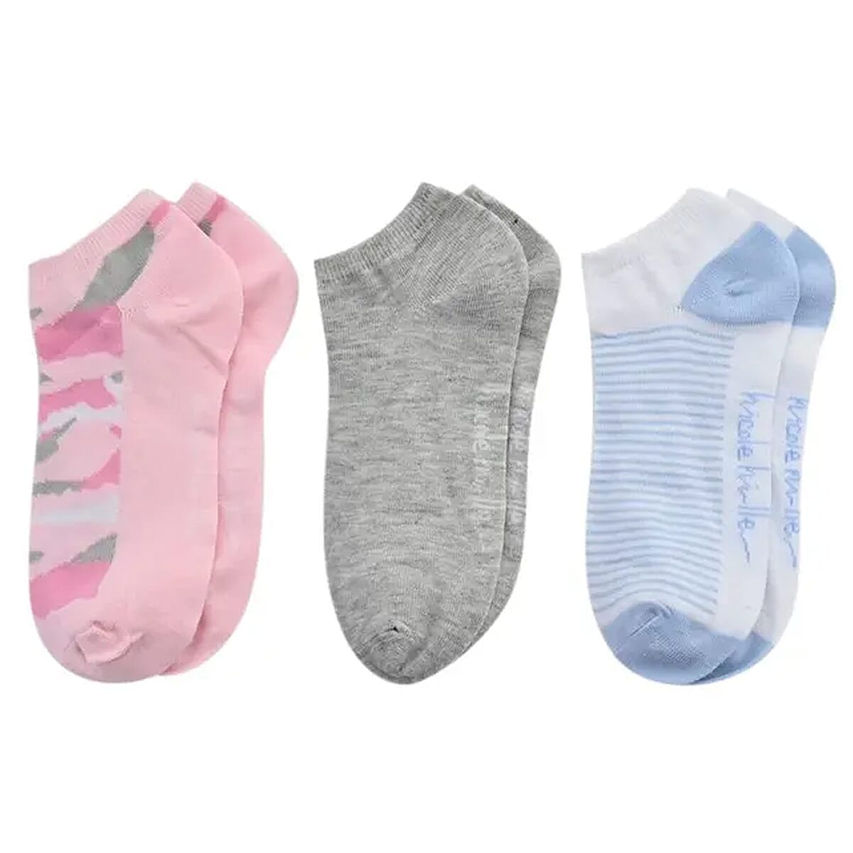 Nicole Miller 10 Pairs No Show Socks (Sizes 4-10) - Camo (Ships in 8-10 business days) image number 4