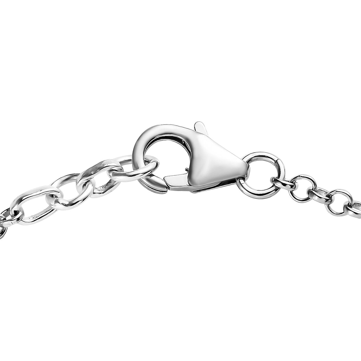 Moissanite Bracelet in Platinum Over Sterling Silver (7.25 In) 1.15 ctw image number 3