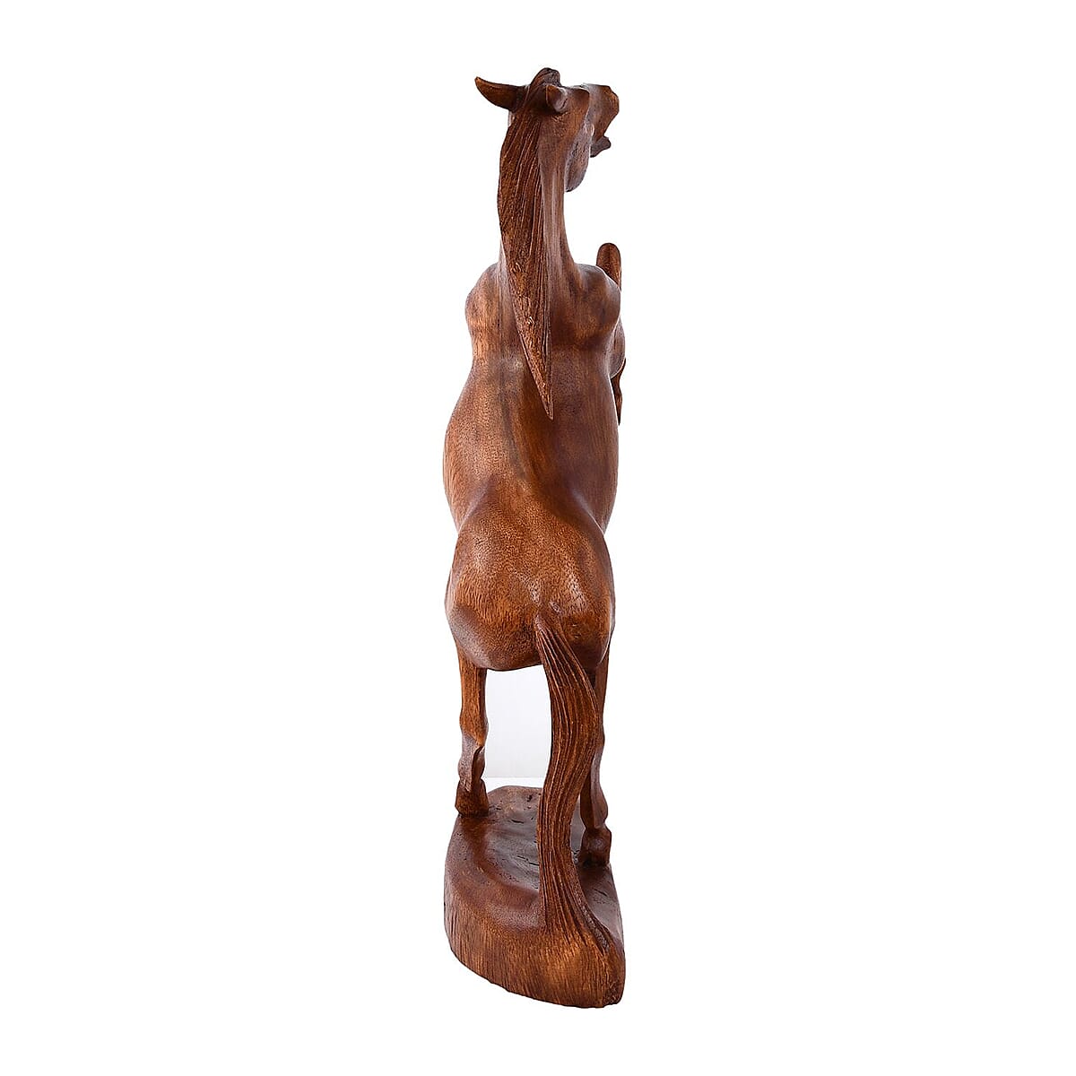 Standing  Wooden Horse Sculpture image number 1