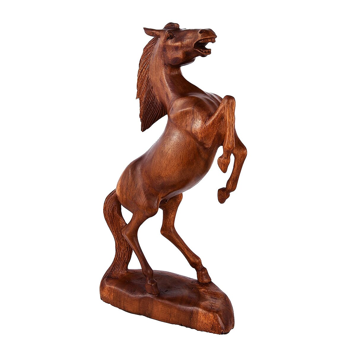 Standing  Wooden Horse Sculpture image number 3