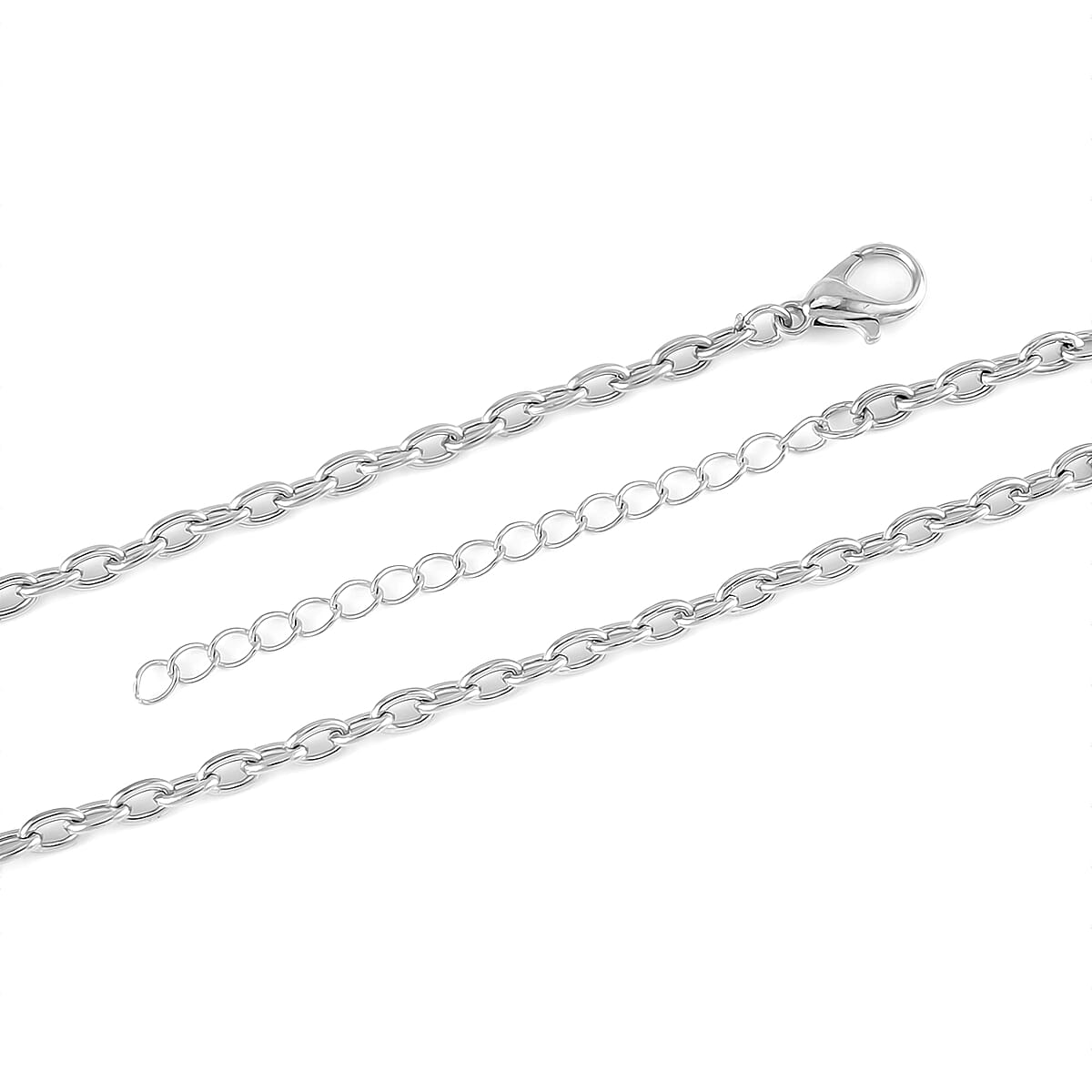 Malagasy Labradorite Dragon Pendant Necklace 20-22 Inches in Silvertone 18.00 ctw image number 3