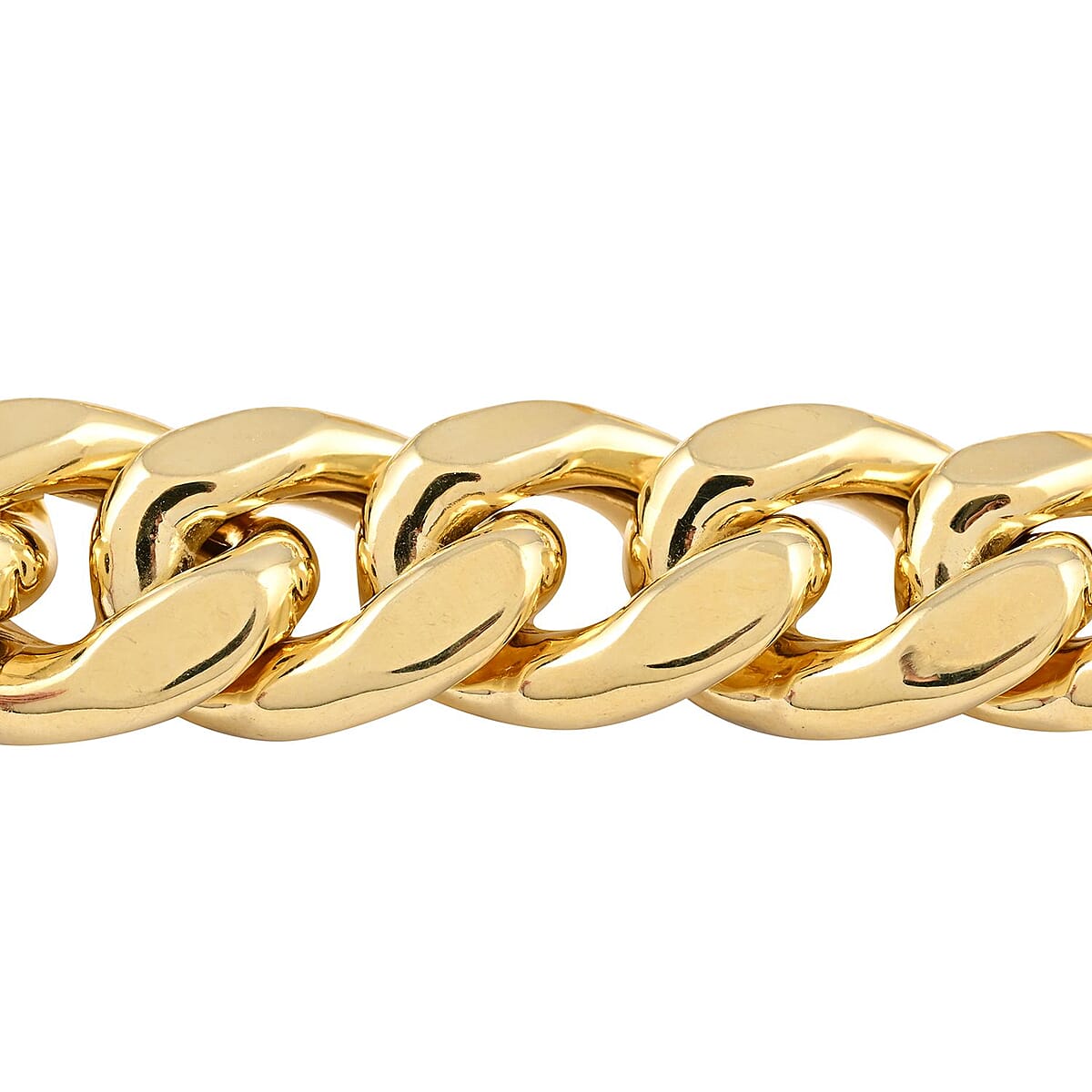 10K Yellow Gold 13mm Miami Cuban Chain Bracelet (8.50 In) 32.30 Grams image number 2