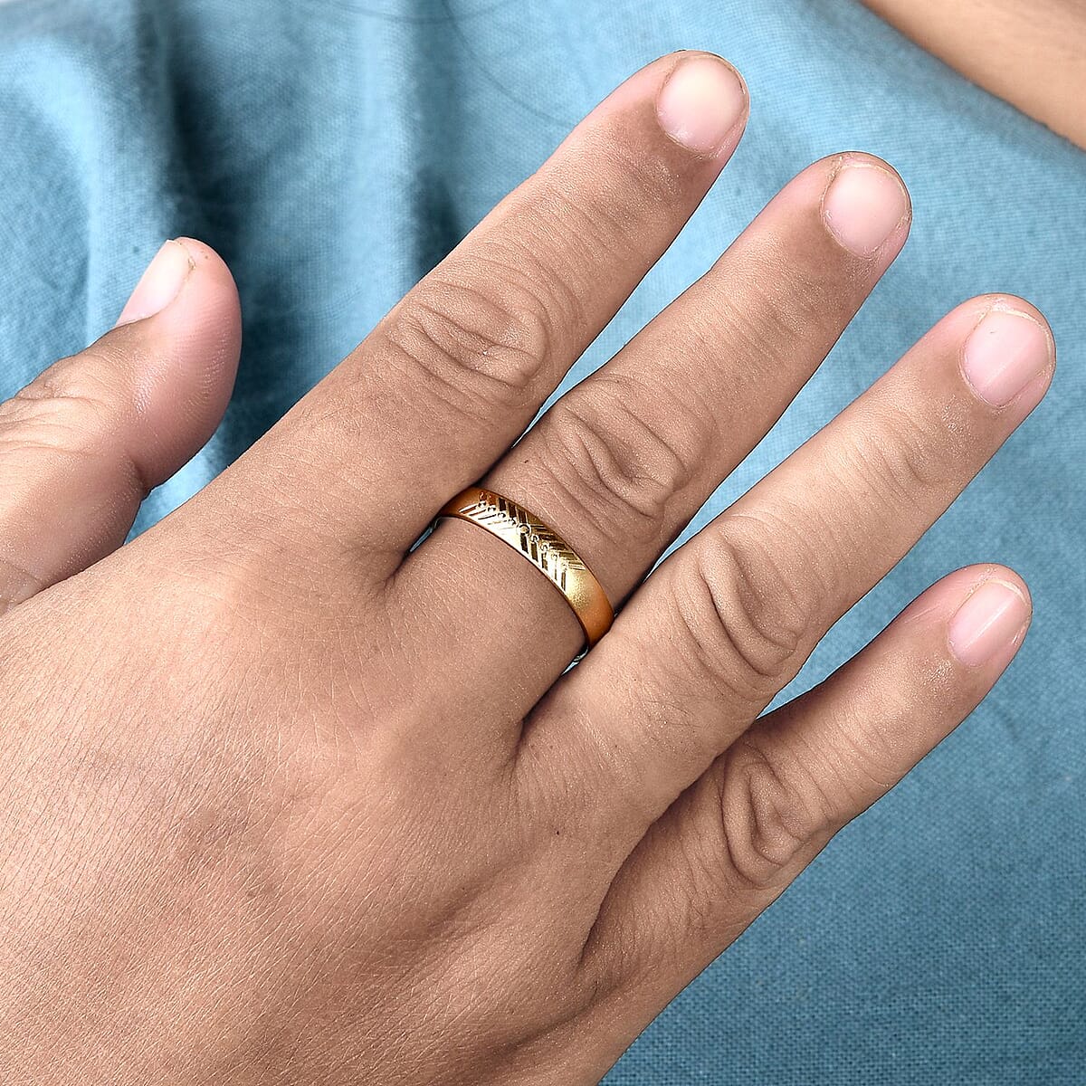 10K Yellow Gold Band Ring (Size 10.0) (1.50 g) image number 2