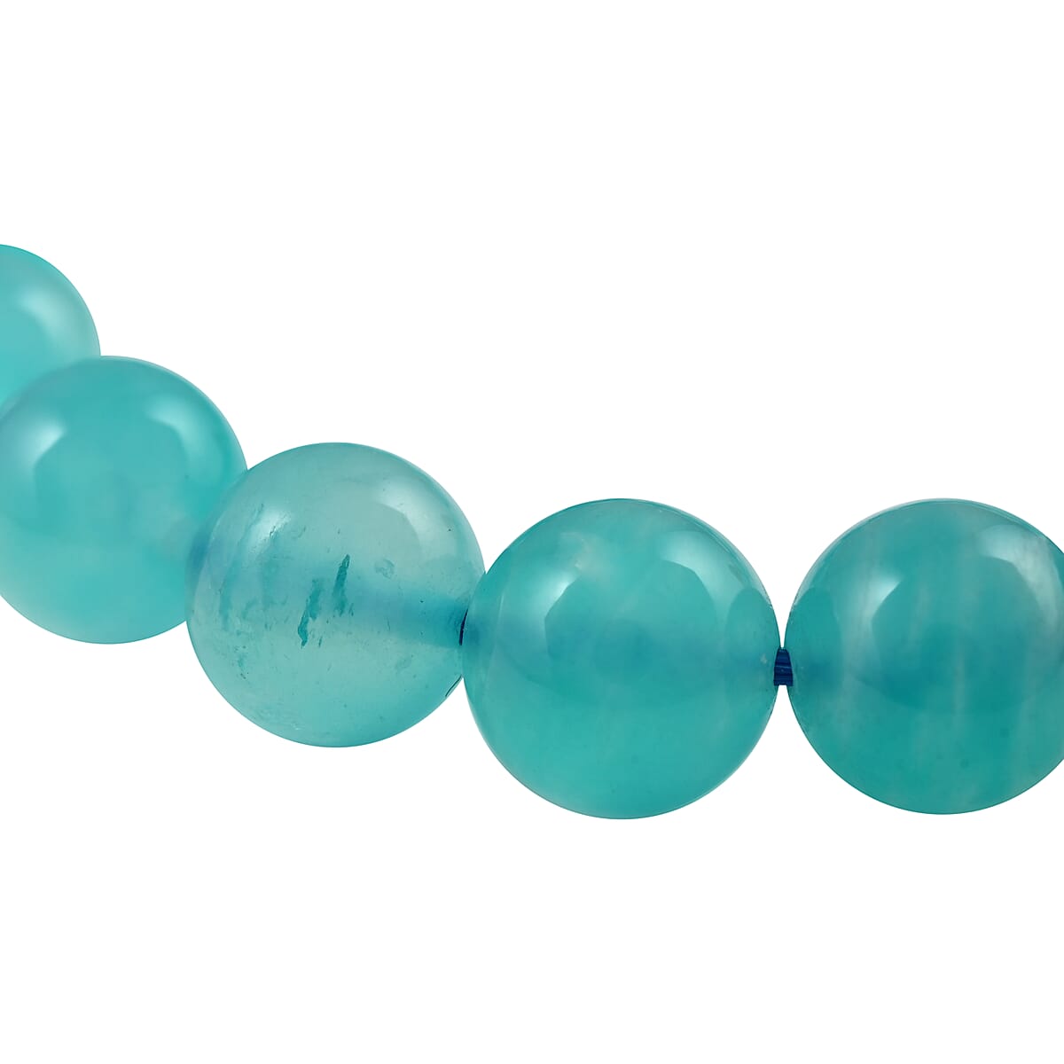 AAAA Amazonite Beaded Stretch Bracelet 153.50 ctw image number 2