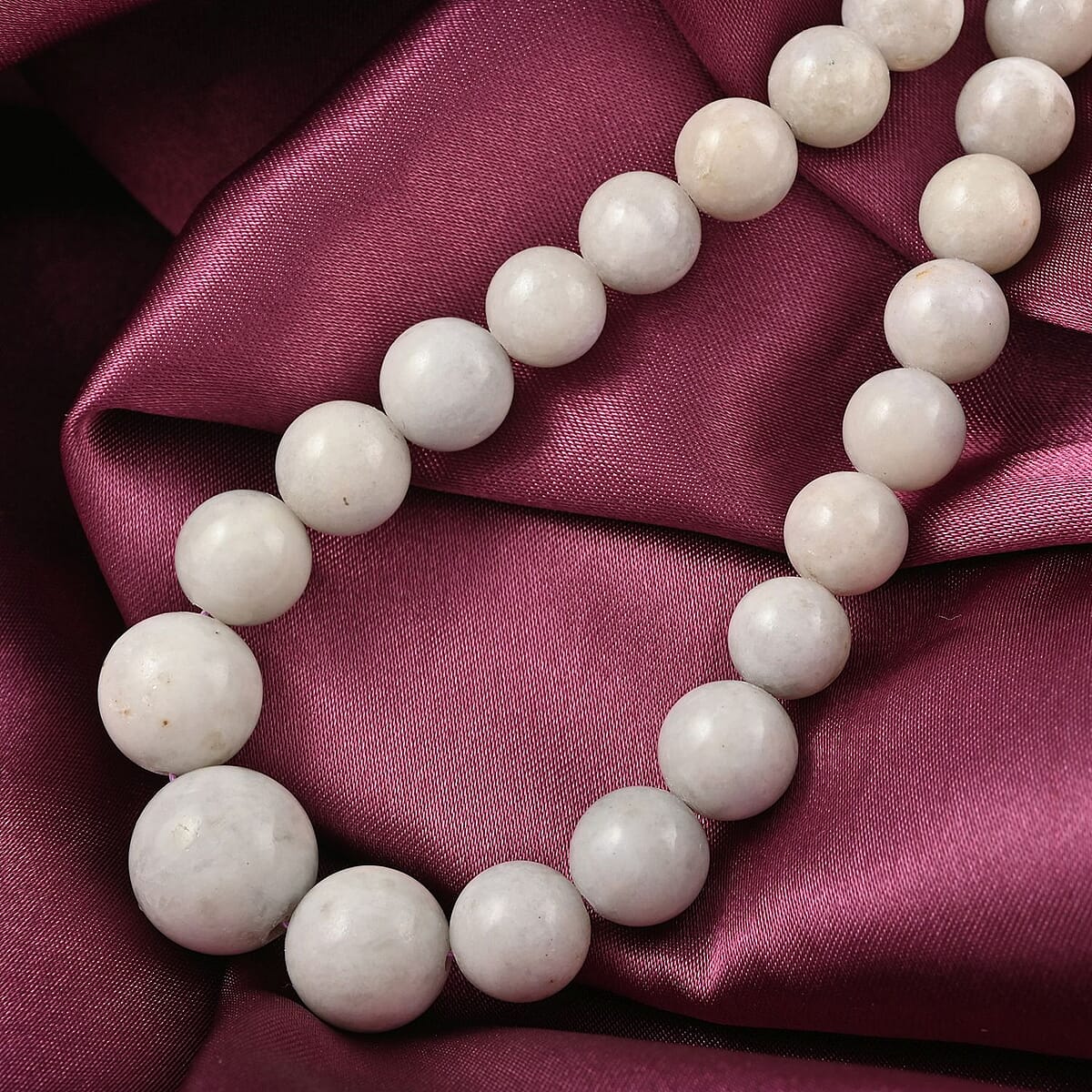 Hackmanite Beaded Necklace 20-22 Inches in Rhodium Over Sterling Silver 330.00 ctw image number 1