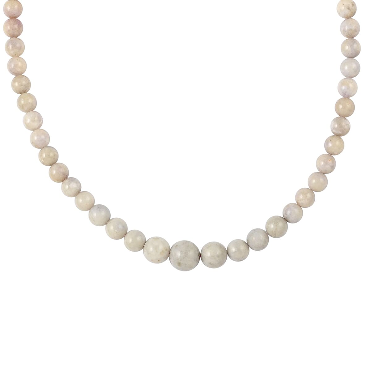 Hackmanite Beaded Necklace 20-22 Inches in Rhodium Over Sterling Silver 330.00 ctw image number 2