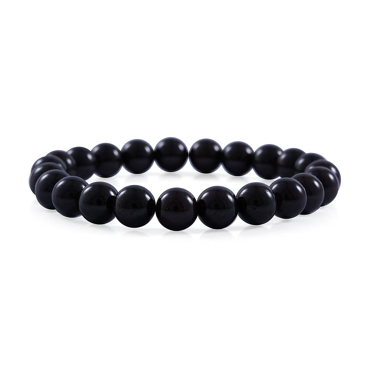 Mozambique Garnet Beaded Stretch Bracelet 75.00 ctw image number 1
