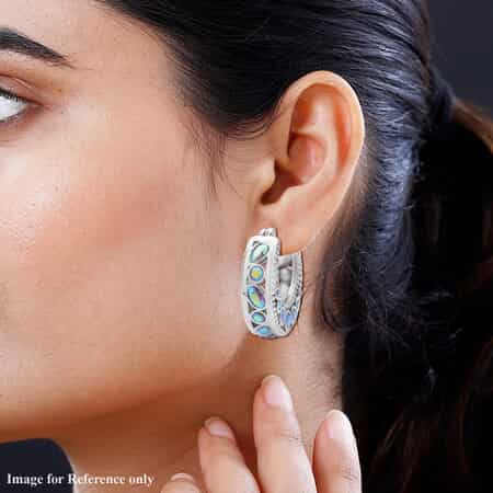 Buy Magic Color Austrian Crystal Hoop Earrings in Stainless Steel |  Tarnish-Free, Waterproof, Sweat Proof Jewelry at