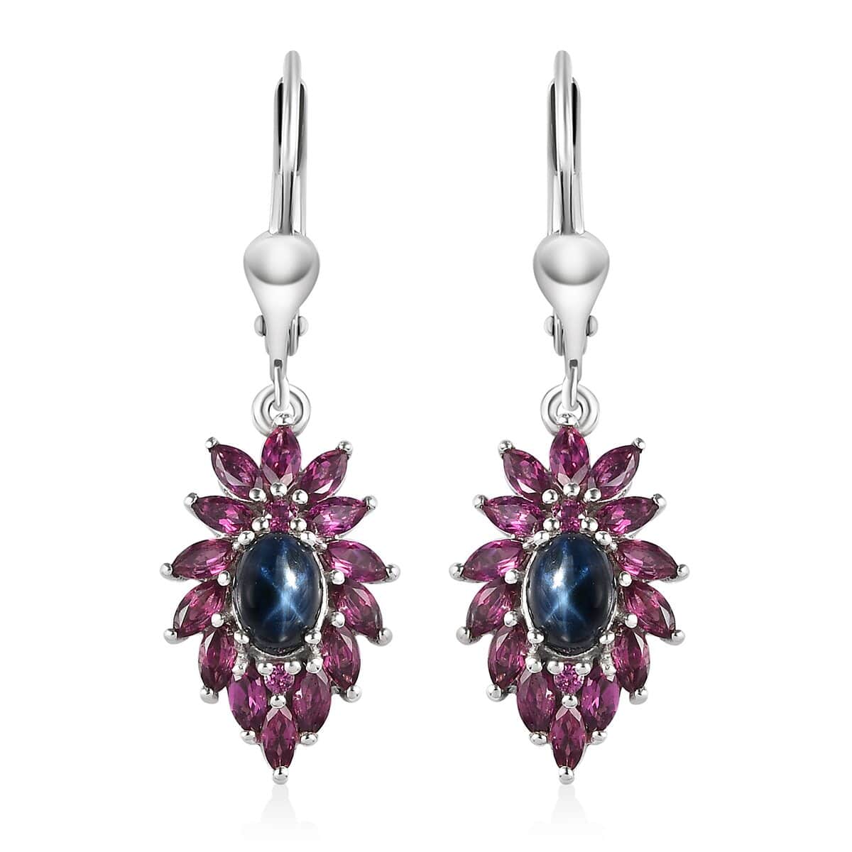 Star store garnet earrings