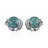 Artisan Crafted Blue Moon Turquoise Earrings in Sterling Silver 3.75 ctw image number 0