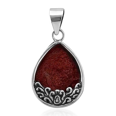 Sponge Coral Pendant in Sterling Silver