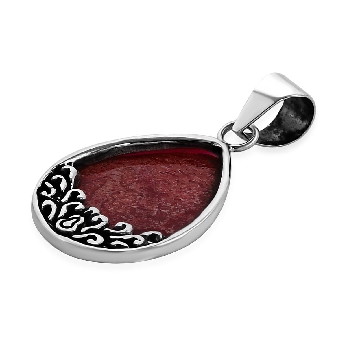 Sponge Coral Pendant in Sterling Silver image number 2