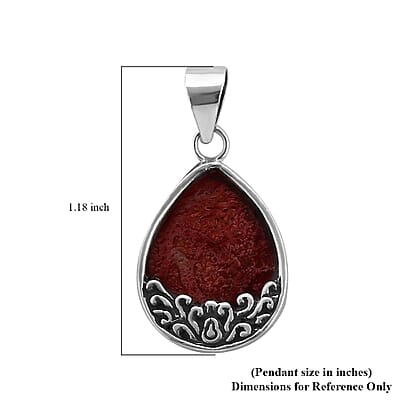 Sponge Coral Pendant in Sterling Silver