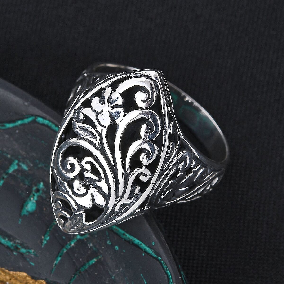 BALI LEGACY Sterling Silver Ring (Size 7.0) (7.2 g) image number 1