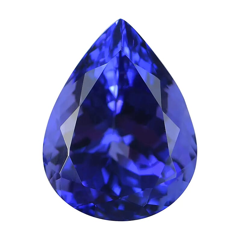 AAAA Tanzanite, Pear Shaped Tanzanite, Loose Gemstone, Loose Stones (Pear 8x6 mm) 1.00 ctw