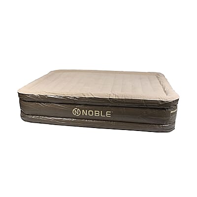 Closeout Noble Air Mattress -Queen (Gray), Blow Up Mattress, Portable Mattress, Air Bed, Camping Mattress, Inflatable Bed