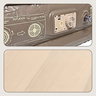 Closeout Noble Air Mattress -Queen (Gray), Blow Up Mattress, Portable Mattress, Air Bed, Camping Mattress, Inflatable Bed