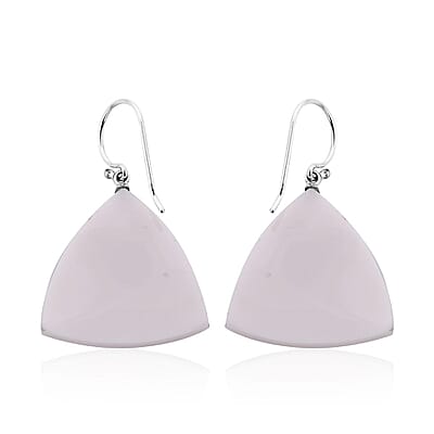 Mother Of Pearl Earrings in Sterling Silver